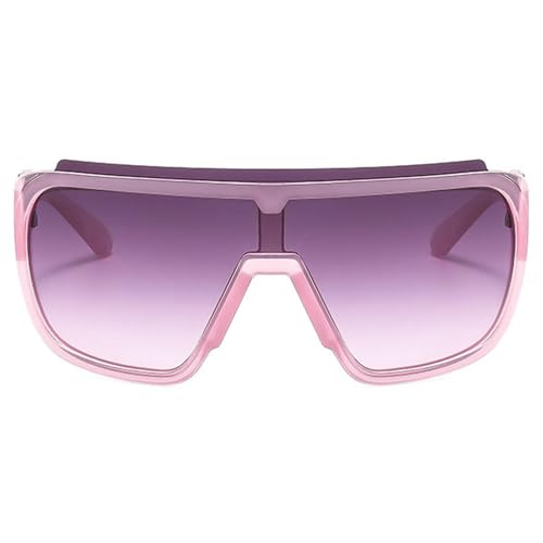 helena Oversized Shield Frame Sunglasses Men Luxury One Piece Punk Wrap Around Women Orange Fashion Goggle S67