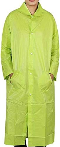 Neelam Women's/Girl's Absolute Comfortable Waterproof Rain Coat/Rain Wear (Green, Medium)-image-15