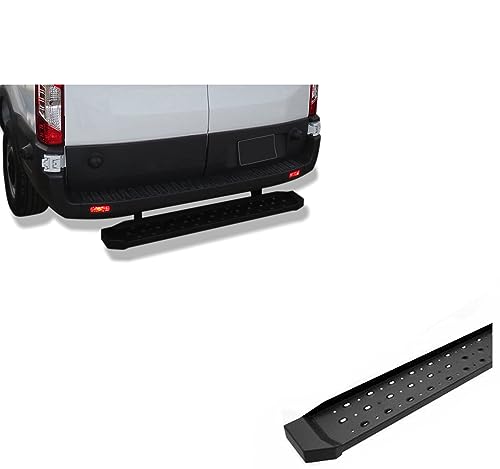Black Horse Spartan Rear Step Board Black Compatible with 2012-2016 Nissan NV1500|2012-2016 Nissan NV2500|2012-2023 Nissan NV3500-8NINVA