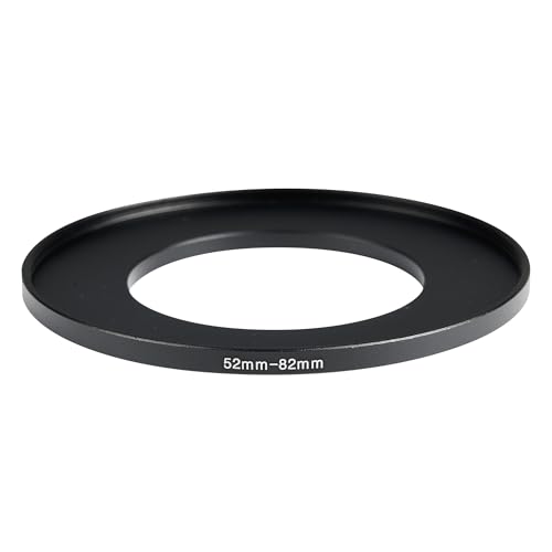 Image of 52-82mm Step-Up Ring Adapter, 52mm to 82mm Step Up Filter Ring for 52mm Lens Install 82mm ND CPL UV Camera Lens Filter(52mm-82mm)