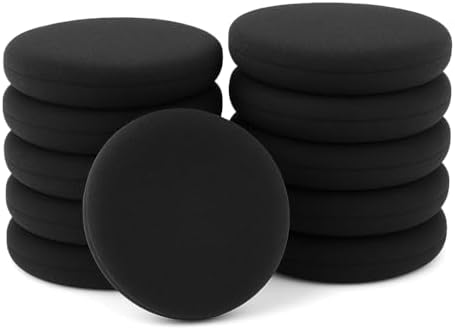 Replacement Foam Ear Pads Covers for On-Ear Headphones 60mm - 2.4" inch Diameter Sponge Earpads Cushions for Most Standard Size Office Telephone Headsets, Call Center, Office, Classroom, Pack of 30 image 4