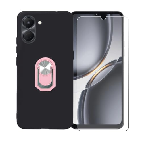 CongJiaLingXi �P�[�X �K�p �� Tecno Spark Go 3 (6.75") �����O�T�|�[�g+ �����K���X�X�N���[���v���e�N�^�[�A�_��ȃV���R�[���V�F���o���p�[TPU�ی�J�o�[�������,�s���N