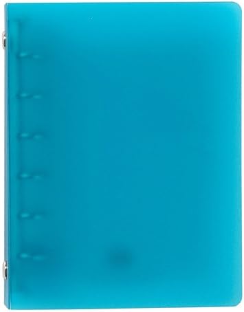 Etrangers TRANSPARENCY Mini 6 hole binder TRP-08-07 light blue for a system notebook by etranger di costarica