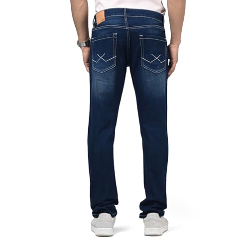 Image of WROGN Men's Slim Fit Jeans | Cotton Stretch | Mid Rise | Casual Denim