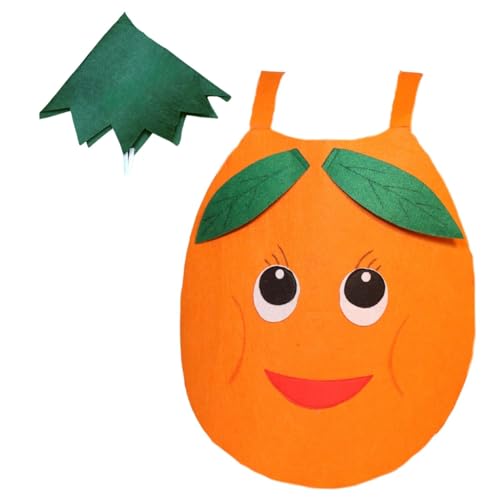 Image of Kaku Fancy Dresses Fruit and Vegetable Costume Paper Cutout with Cap For Kids | Healthy Food Costume For Boys & Girls (Tracksuit Not Included)
