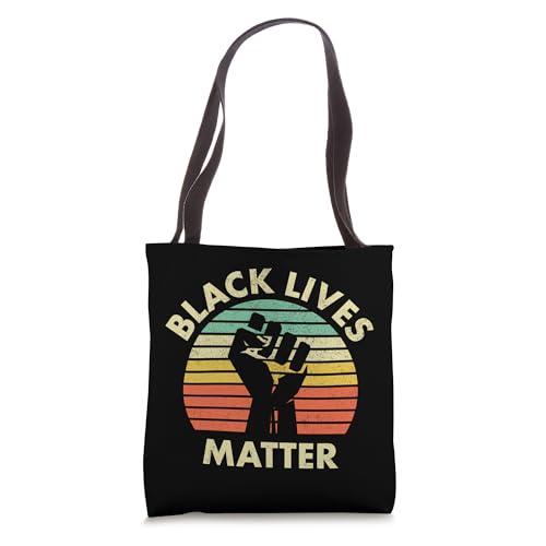 Black Lives Matter - Retro Style Tote Bag