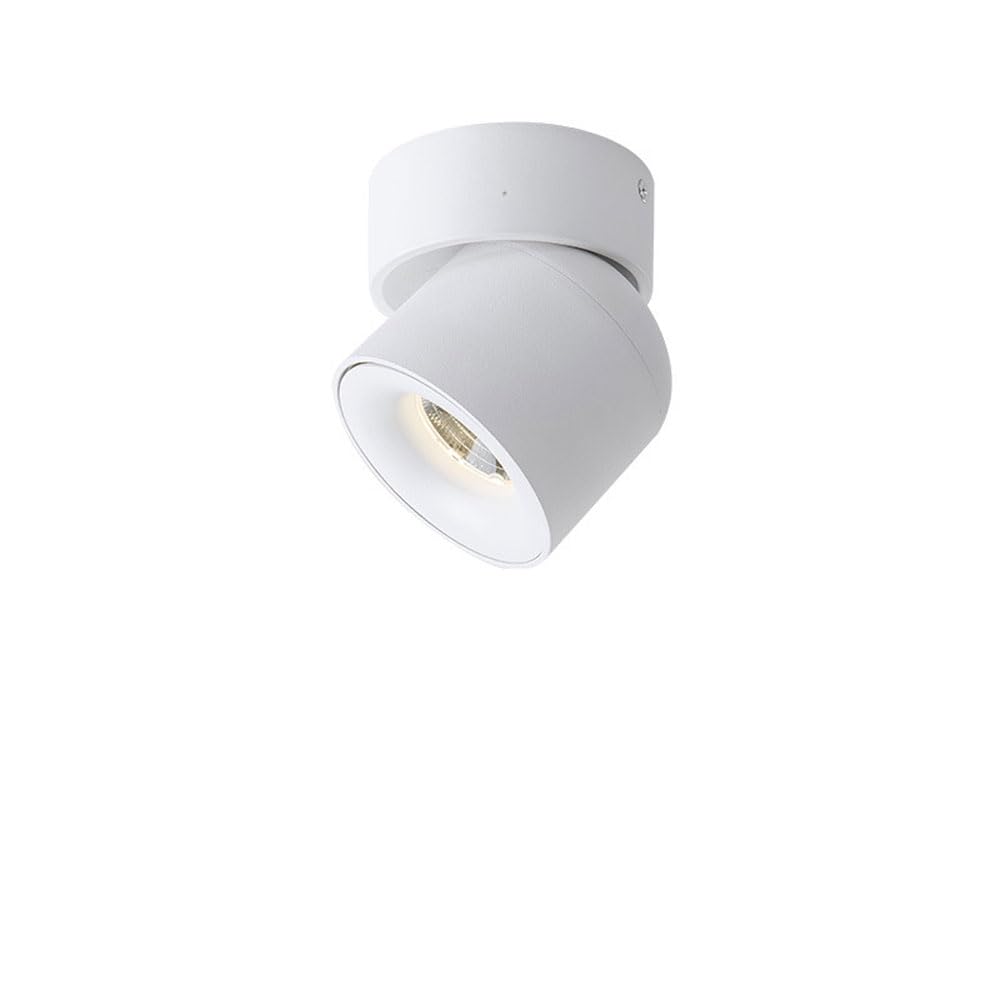 Reflektorowa lampa sufitowa Nowoczesny regulowany sufit Antyodblaskowy LED Downlight Mały sufit Czarna aluminiowa lampa do czytania Komercyjna szafka hotelowa Szatnia Downlig