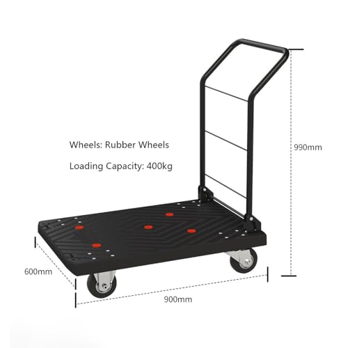 Carretilla plegable de plataforma para uso doméstico miniatura 2