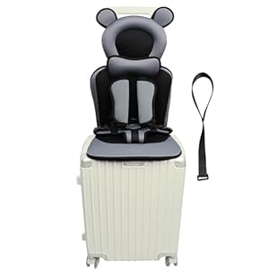 Toddler Travel Suitcase Seat with Safety Anti-Slip Rope,Ride on Suitcase for Kids,Ride Safer Travel Vest for Babies