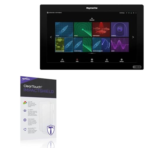 BoxWave Screen Protector Compatible With Raymarine Axiom XL 19 - ClearTouch ImpactShield (2-Pack), Impenetrable Screen Protector Flexible Film