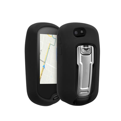 kwmobile Étui Compatible avec Garmin Oregon 700 / 750t / 600/650 - Housse de Protection en Silicone pour Navigateur GPS Pédestre - Noir