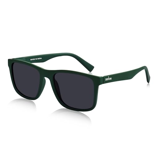 Image of Dervin UV Protected Polarized Square Sunglasses for Men and Women