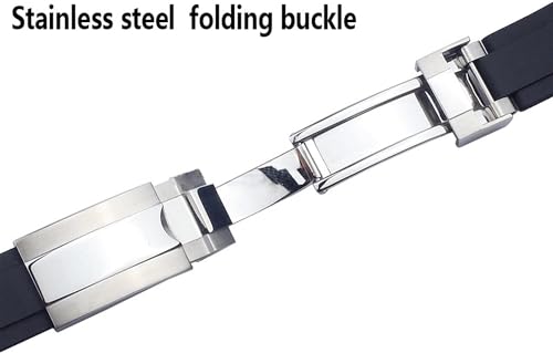 Bracelet de montre caoutchouc étanche 20mm accessoire de remplacement