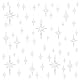 Trinkrittey 108 Pcs Silber Spiegel Wandaufkleber Sterne 3D Wandtattoo Spiegel Sterne Abnehmbare Spiegel Sticker Sterne Acryl Spiegel Sterne Selbstklebend für Home Wohnzimmer Schlafzimmer Dekor