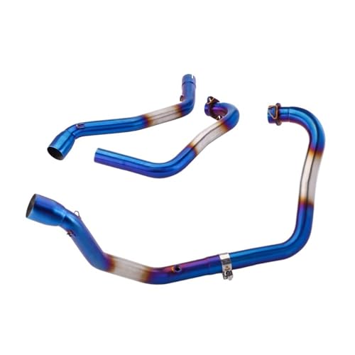 Tubo delantero de escape Gixxer 250 con enlace medio de alto flujo para optimizar potencia