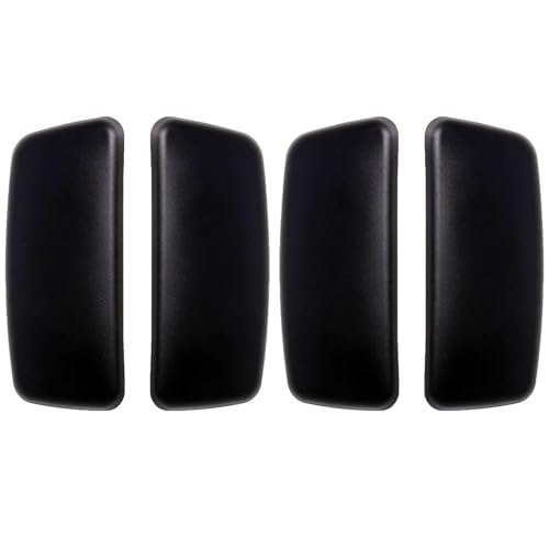 Chair Armrest Replacement, Arm Pad Caps Replacement for Haworth Zody Office Chair 2 Pair (Black)