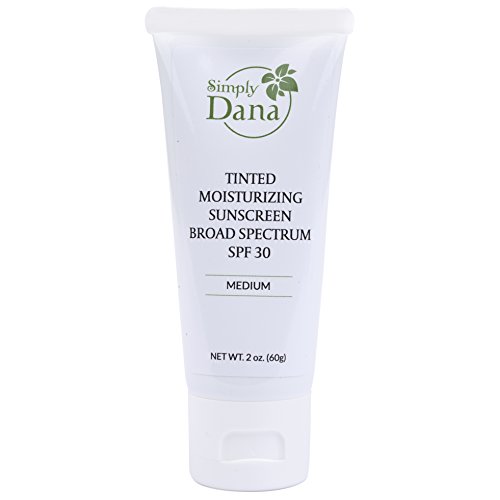 Simply Dana Tinted Moisturizing Sunscreen Broad Spectrum UV Protection - SPF 30, 2 oz (60g) (MEDIUM)