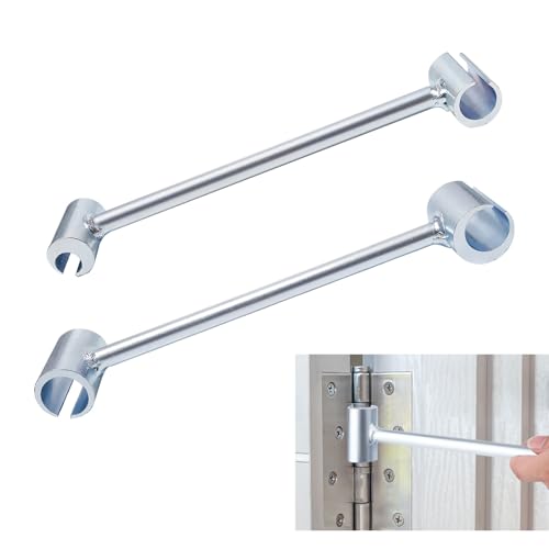 Keboyoe 2 Pezzi Strumento di Regolazione della Cerniera della Porta Chiave Inglese Regolabile Strumento Regolazione Cerniere Chiave di Regolazione per Porte Antincendio(14 + 19 + 23 + 25 mm)