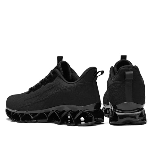 Image of Mens Running Shoes Casual Sport Athletic Fashion Walking Sneakers Lace up Blade Non Slip Breathable Mesh