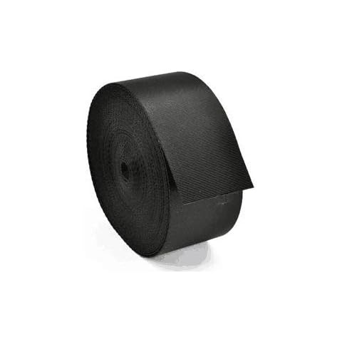 SMIN 2 Inch Wide,10 Yards Black Nylon Heavy Webbing Strap for DIY Craft, Slings,Backpacks Strapping, Harnesses, Collars and More Cover
