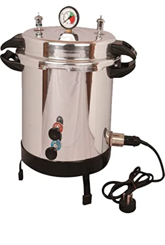 Image of autoclave Almunium Mirror Finish 29 L Electric Pressure Cooker Type (12x16inch) Sterilization Autoclave