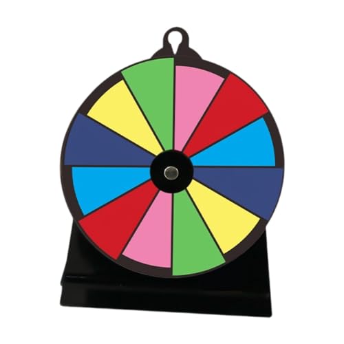 Fancyes 15cm Rotating Wheel,Rotating Game Toy,DIY Supplies,Tabletop Rotation Game for Carnival,Activities,Party Supplies,Holiday, Without Rotated Sign