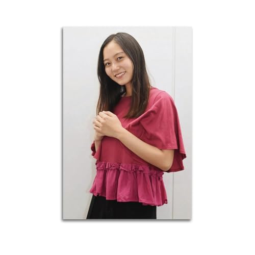 工藤綾乃有名で美しい女優 俳優 アーティスト ポスターキャンバス モダン スタイル壁画ルーム デコレーション素晴らしいギフト ハングアップする準備ができて08x12inch(20x30cm)のサムネイル