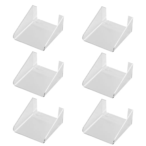 Funda transparente para timbre exterior de 6 unidades con diseño autoadhesivo