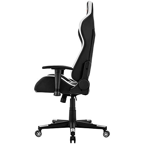 Mars-Gaming-MGC3BW-Silla-Gaming-Ergonomica-Cojin-Lumbar-y-Cervical-Blanco