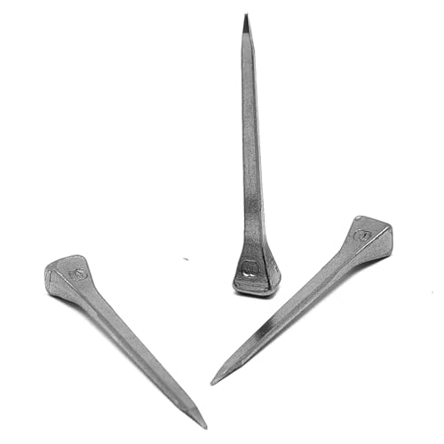 Image of Surf turtle E5 Horseshoe Nails 50 Pcs 2 Inches Low Carbon Steel Horse Hoof Nails Horse Training Supplies Tool for Securing Firmly