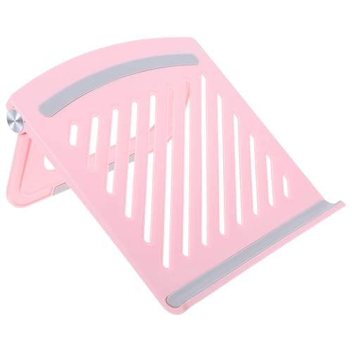 Base portátil ajustable para laptop plegable rosa miniatura 1