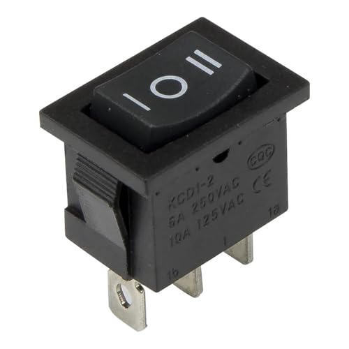 Interruptor basculante KCD1-103R de 3 pines 19x13mm para encendido y apagado de barcos 2