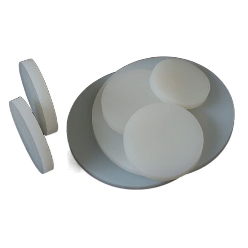 Silicone Rubber Gaskets - 5/10PCS, Dia 15-100mm, 1/2/3mm Thickness, Heat Resistant, Milky Translucent(Dia 70mm(5Pcs)-THK 3mm)