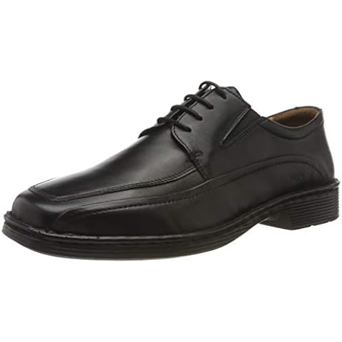 Josef Seibel Brain Herren Derby Schnürhalbschuhe, Schwarz (600 schwarz), 47 EU Cover