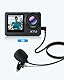 XTU S6/Max 2 Action Cam Externes Mikrofon (Typ C), Lavalier-Mikrofon, 1 Meter