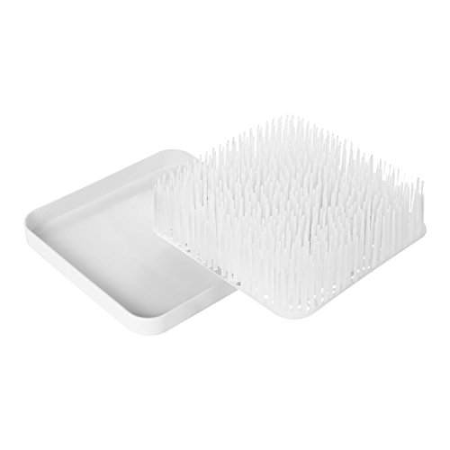Boon Grass Countertop Baby Bottle Drying Rack, White