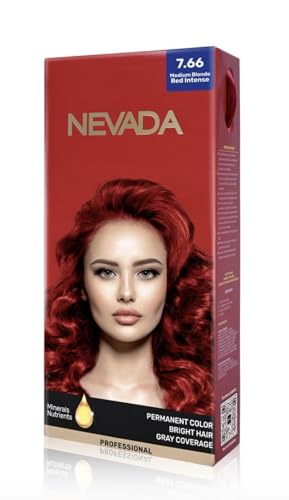 Natural Color Permanent Hair Dye – Intense Red Medium Blonde