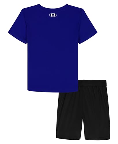 Image of Under Armour Boys' 2-piece Short Sleeve Graphic T-Shirt and Shorts Set, Lightweight & Breathable