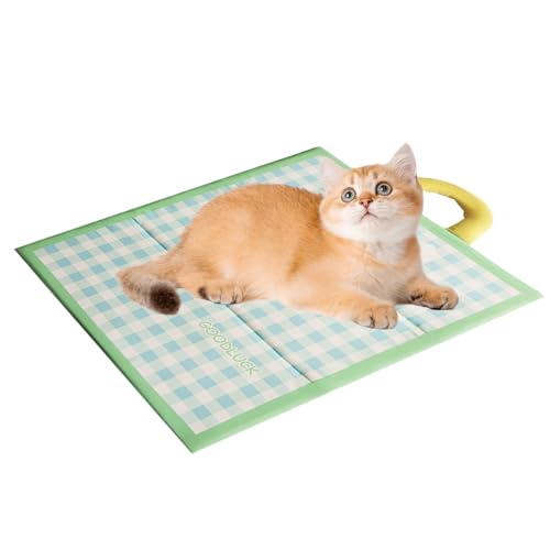Alfombra refrescante para perros | Alfombra para gatos y perros | Manta portátil de 60 x 45 cm para cachorros y animales domésticos de interior
