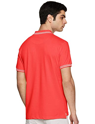 Max Men Solid Polo Slim Fit T-shirt(Red_XL) - Image 2 thumbnail