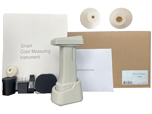 VTSYIQI Grating Spectrophotometer Color Spectrophotometer for Printing Paint with USB Port Accuracy 0.01 Ultra-high Repeatability 0.04 Aperture Φ8mm Φ11mm 10000 Data Storage Auto Calibration