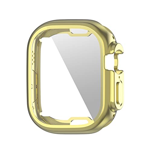 Coque étanche Apple Watch 8 45mm TPU protecteur écran or