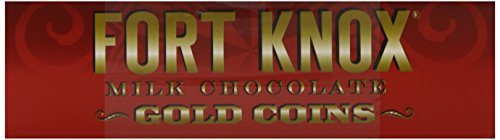 Fort Knox Foiled Milk Chocolate Gold Coins-2 Oz Mesh Bags (NON GMO) - 12 Ct. Case