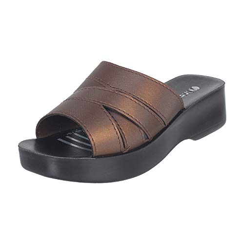 Image of inblu Stylish Fashion Slipper for Women | Comfortable | Lightweight | Anti Skid | Casual Office Footwear (MR02 NT)