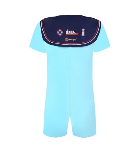 Pijama náutico de una pieza para hombre Landofgenie con entrepierna fácil para cosplay 3