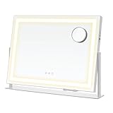 Idée cadeau : Combinant durabilité et élégance, ce miroir de maquillage doté d’une base en acier robuste constitue un cadeau plein d’attention pour votre famille ou vos amis