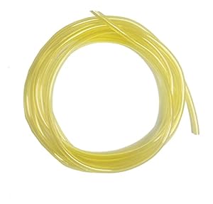 Zweipappel Benzinschlauch 3m, 3mm/5mm, Transparent Gelb