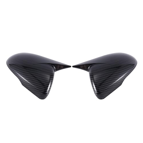 Couvre miroir corne de bœuf style carbone élégant pour Optima K5
