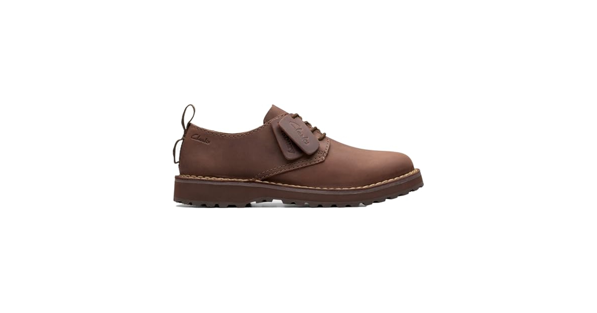 Clarks（クラークス）Banbury Lace　UK7/25cm Mens Solsbury Lace Dark Brown Leather Shoes | Clarks
