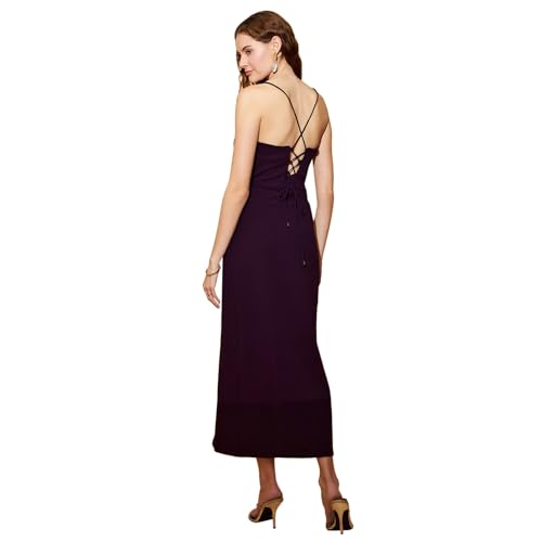 Image of rare Women's Spandex A-Line Midi Casual Dress